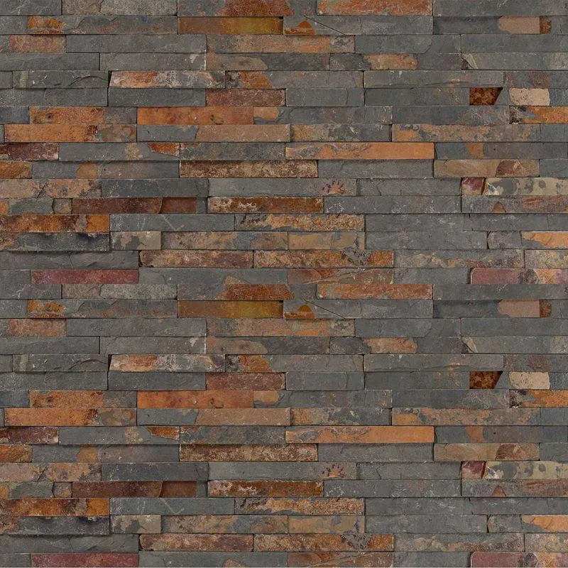 Piedra Fachaleta Mini Oxid Rústica 10x36 cm