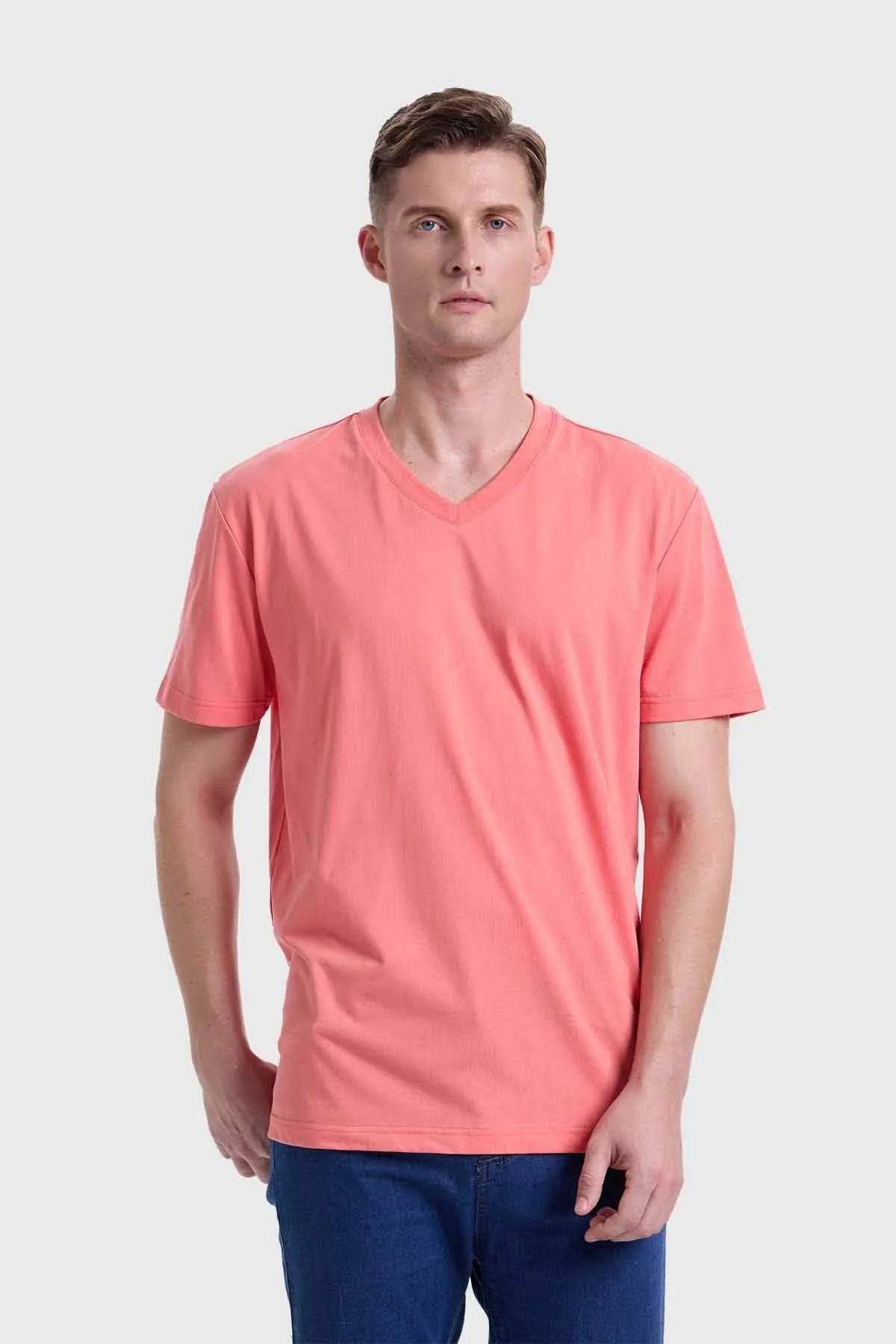 Polera Hombre Básica Rosado