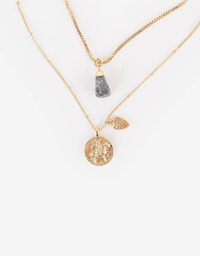 Set de collares con piedra natural