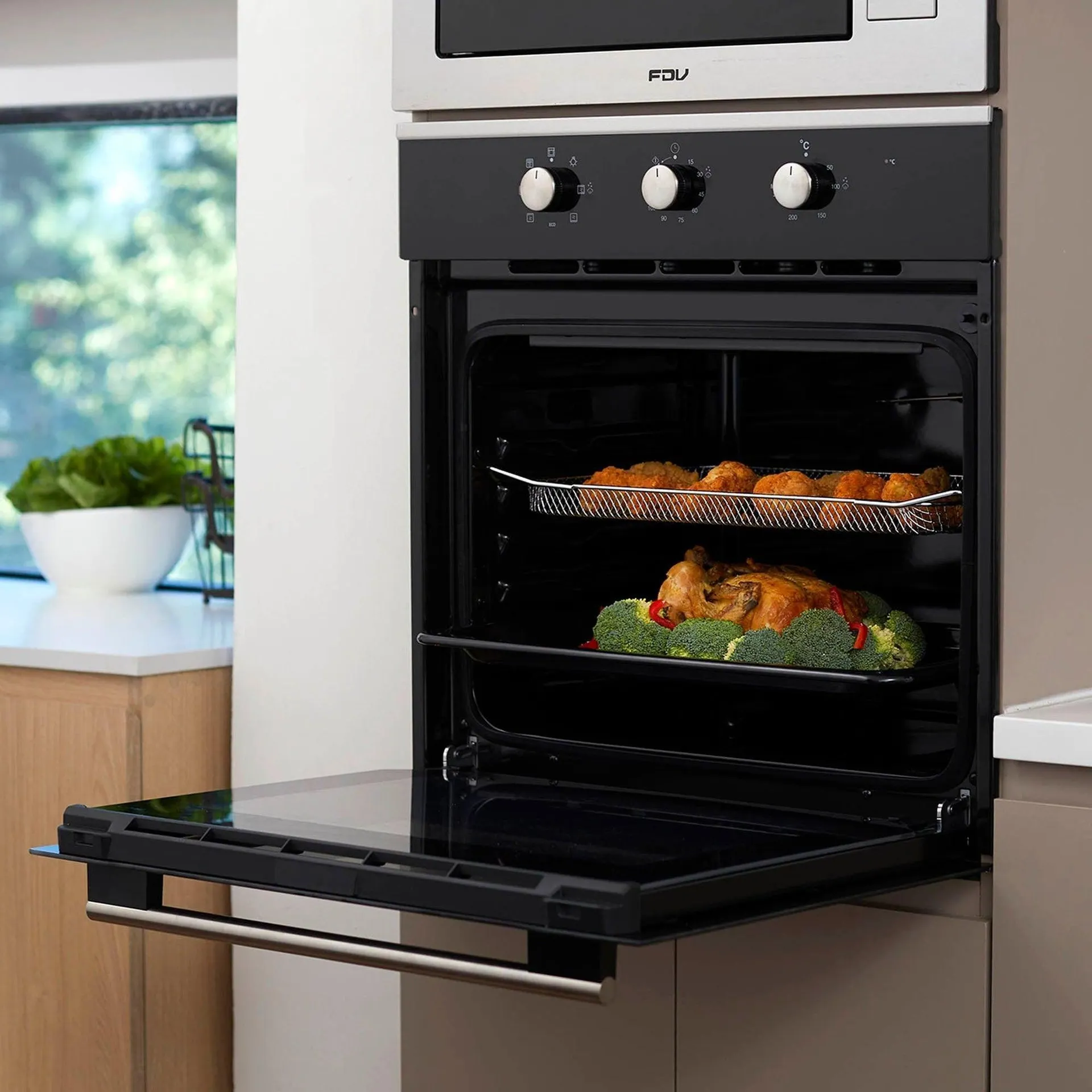 Horno Empotrado Air Fryer 60 Lts FDV