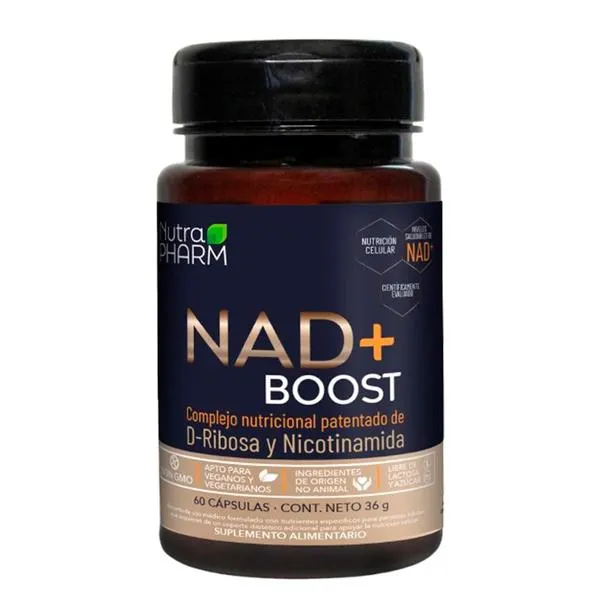 NAD+ Boost x60 cápsulas, Nutrapharm