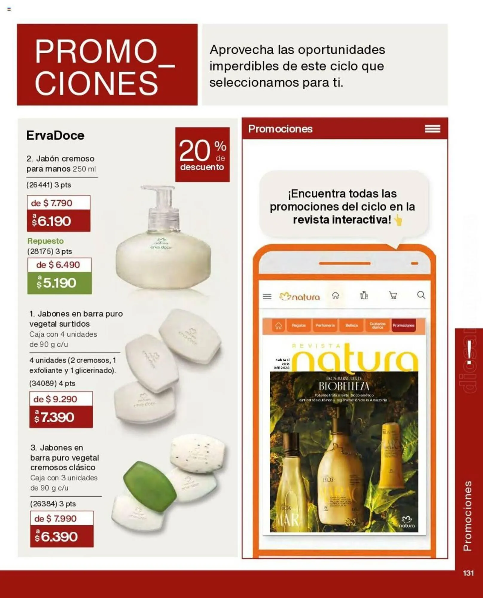 Catálogo de Catálogo Natura 1 de julio al 31 de octubre 2023 - Página 131