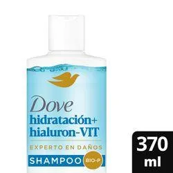 Shampoo Dove Hidratación + Ácido Hialurónico y Vitamina 370 ml
