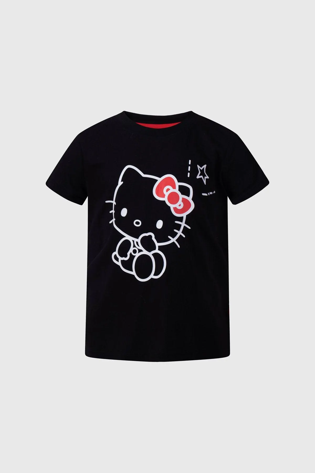 Polera Niña Hello Kitty Negro