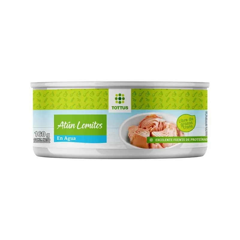 Atún Lomitos en Agua Tottus 160 g