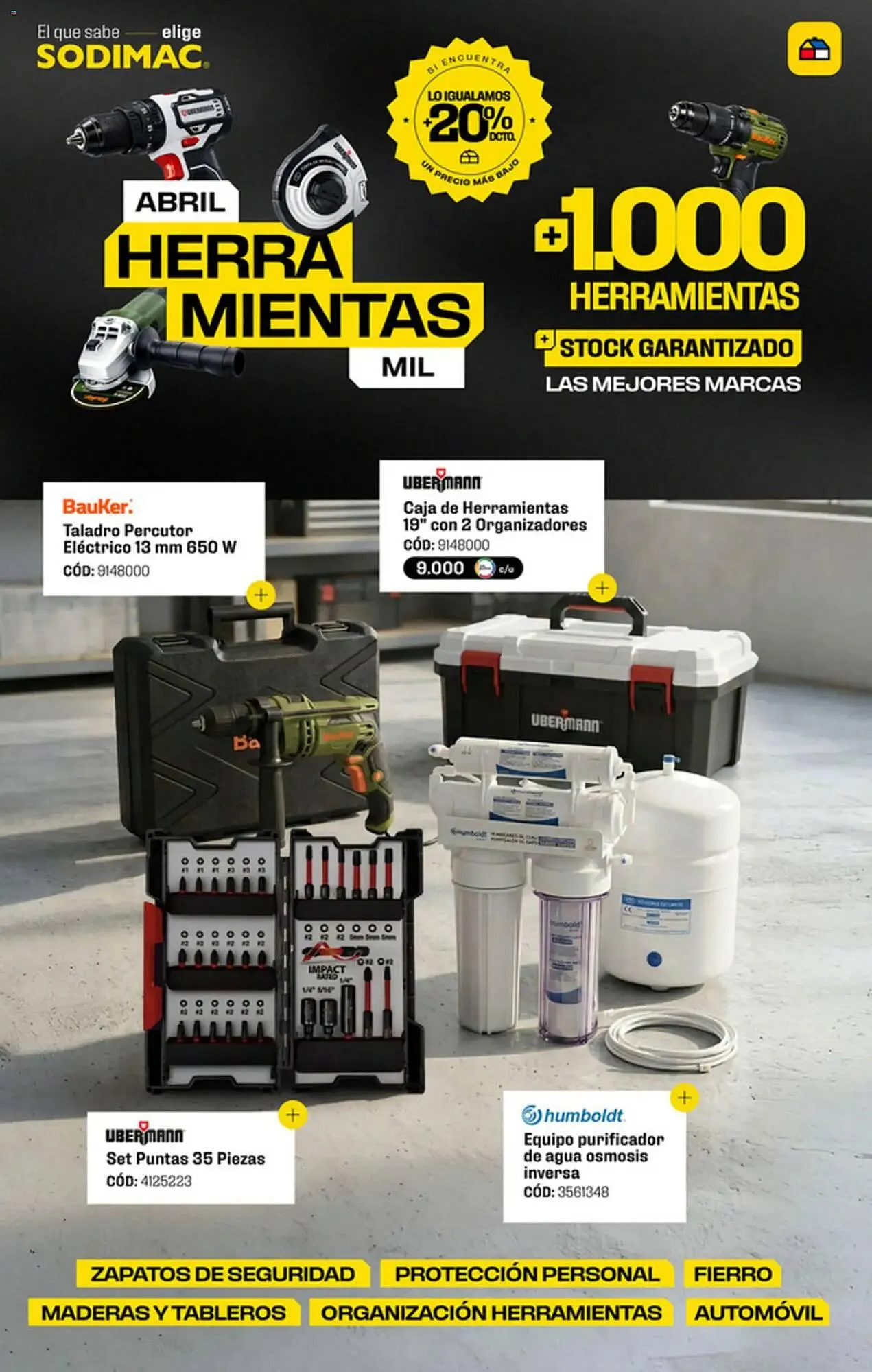 Catálogo de Catálogo Constructor Sodimac 6 de abril al 20 de abril 2026 - Página 1