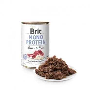 BRIT MONO PROTEIN LAMB & RICE 400 GR