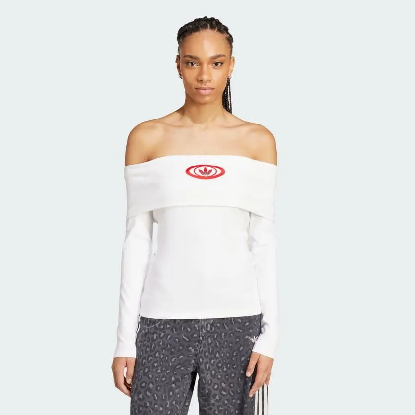 Top adidas Originals Off Shoulder