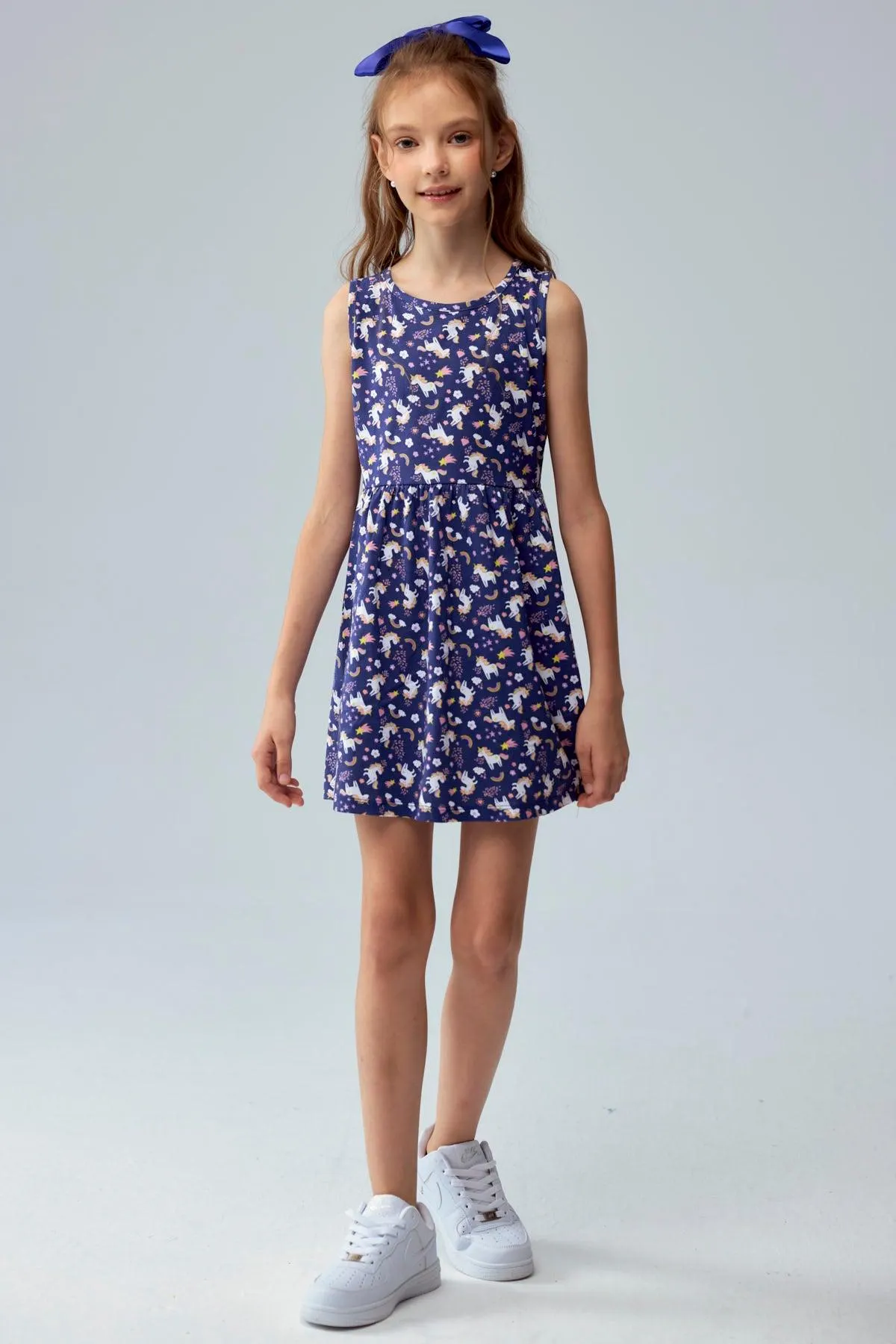 Vestido Niña Básico Toodler Azul