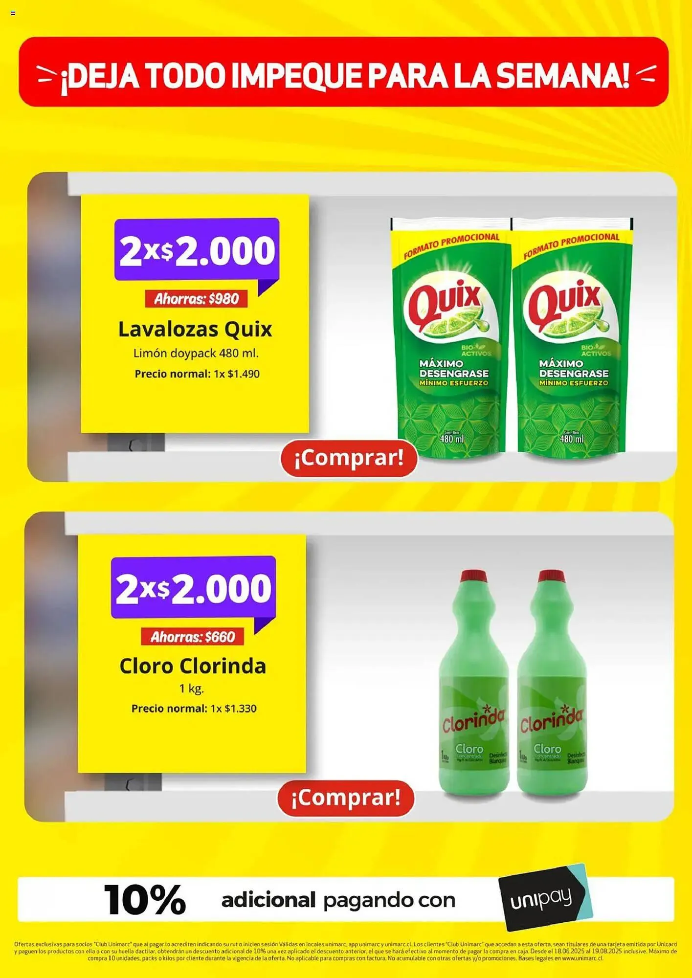 Catálogo de Catálogo Unimarc 18 de junio al 19 de agosto 2025 - Página 26