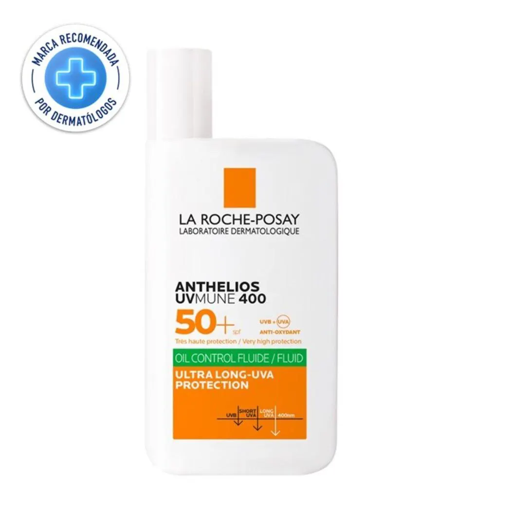 Protector Solar Rostro Anthelios UV Mune 400 Oil Control Fluid FPS50+ 50ml