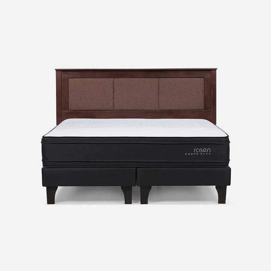 Cama Tempo Plus King + Respaldo Rachel