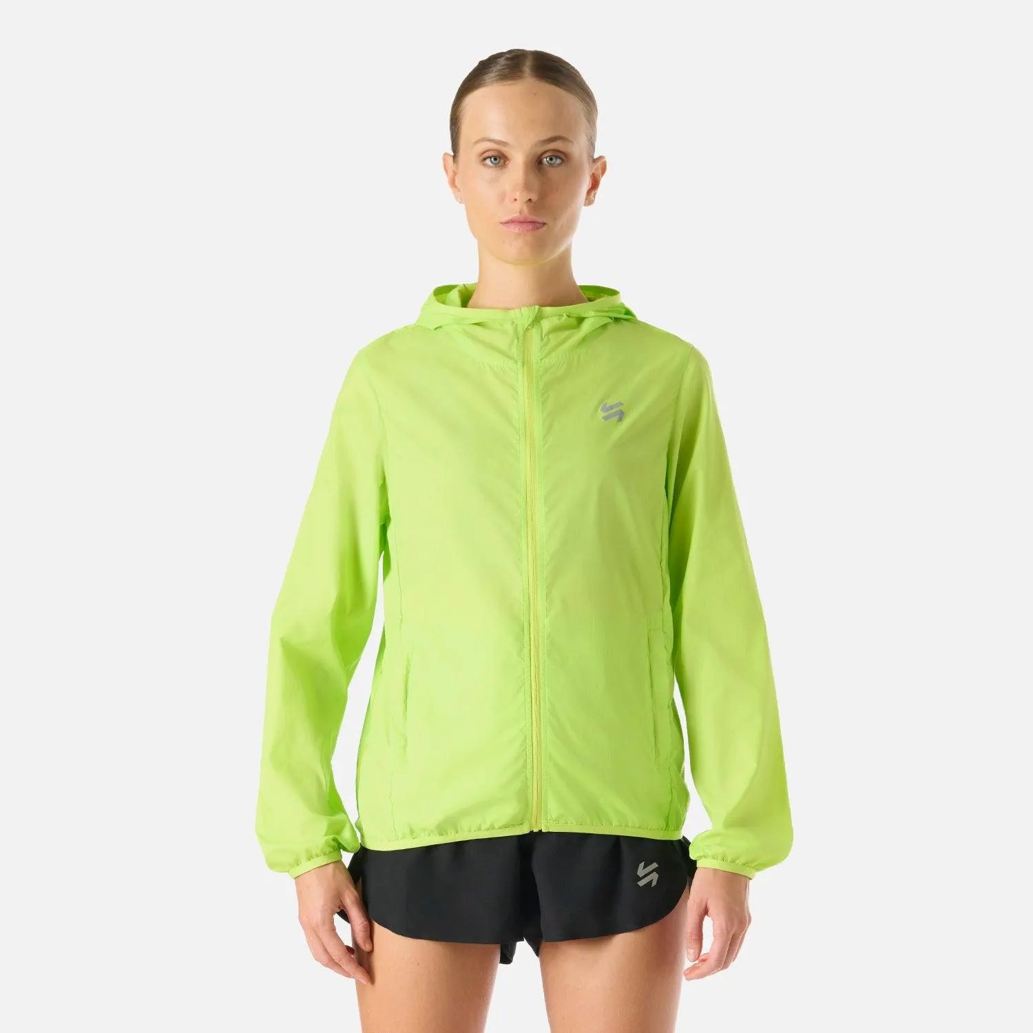 Chaqueta Mujer Built To Move Windbreaker Jacket Verde Lima Vulcano