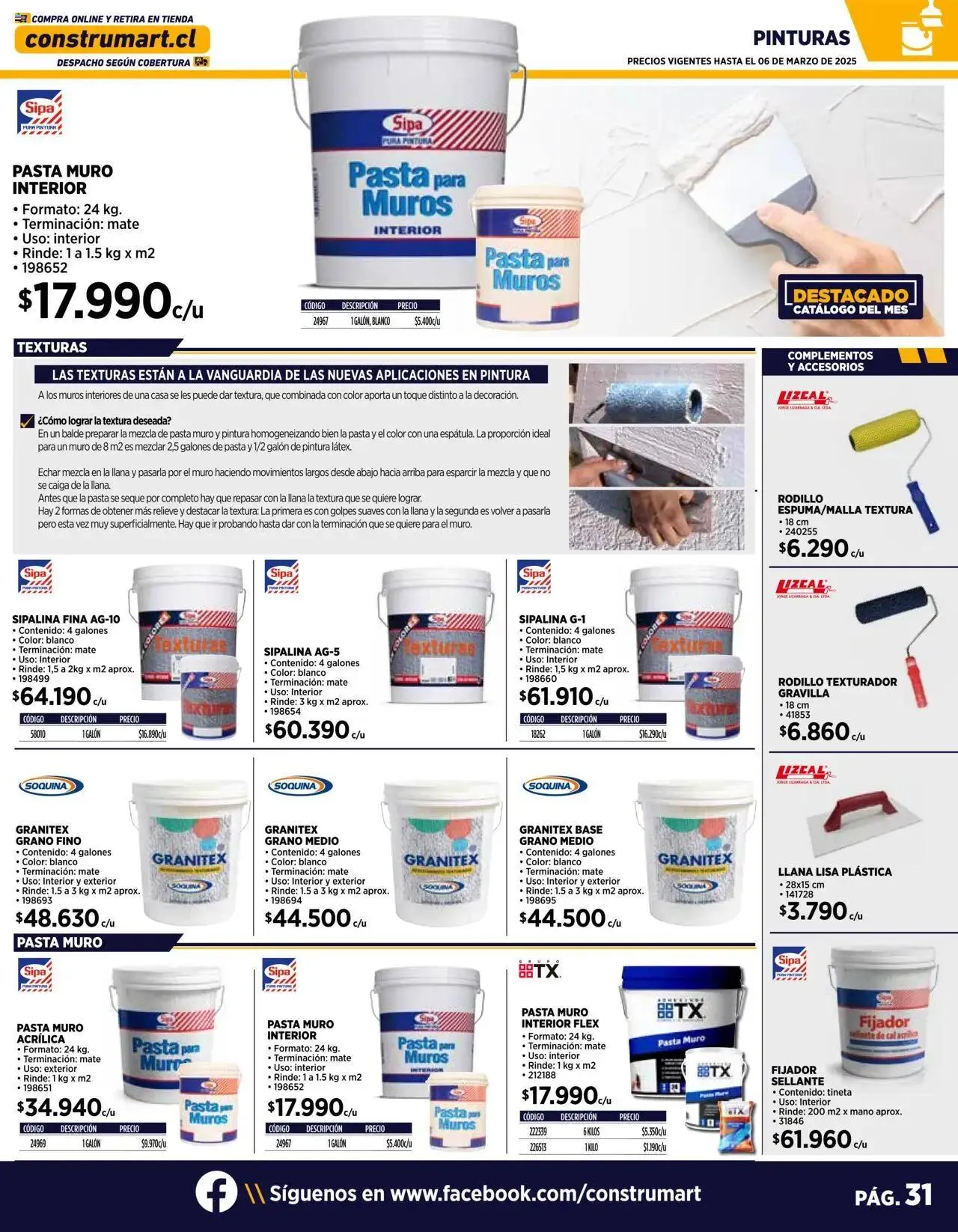 Catálogo de Construmart ofertas  1 de marzo al 31 de marzo 2025 - Página 31