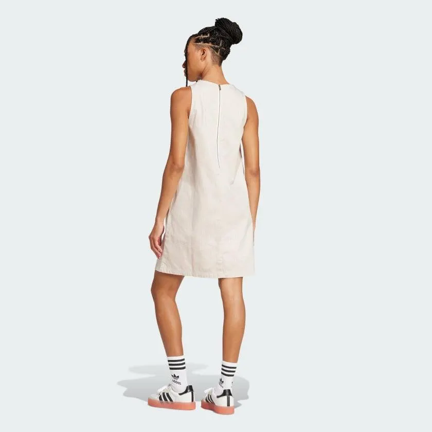 Vestido Estampado Dungaree Midi