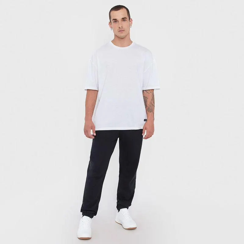 Pantalón de Buzo Hombre Jogger Loose Fit Negro