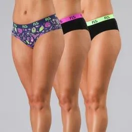 Pack 3X Pantaleta Algodon Fls 25587 Surtido 3