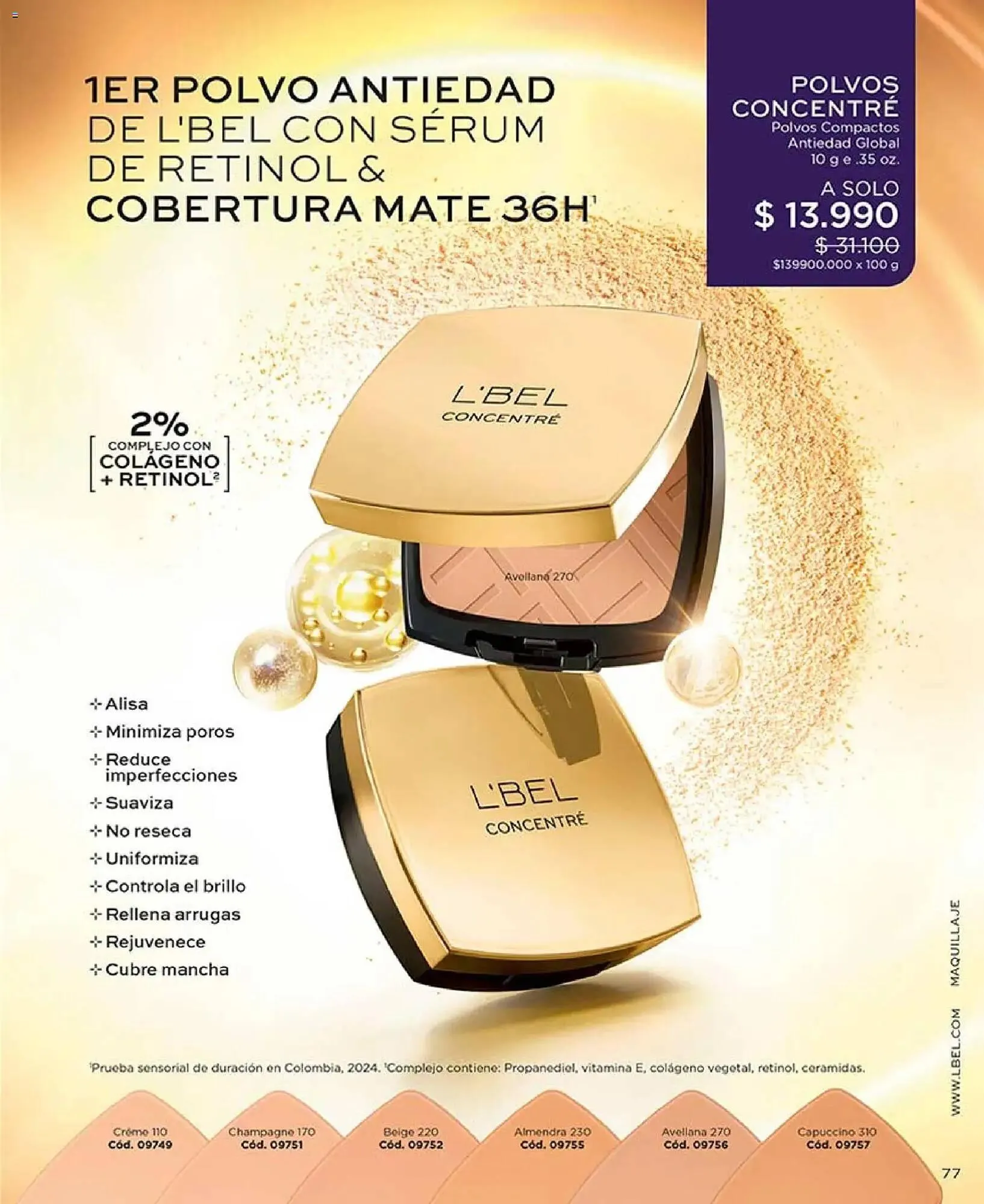 Catálogo de Catálogo L'Bel 18 de marzo al 31 de mayo 2026 - Página 77