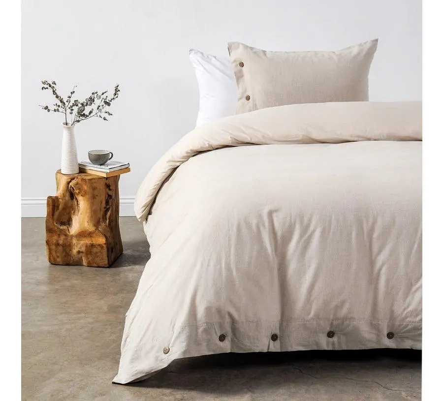 Funda Plumón 1.5 Plazas Oxford Beige