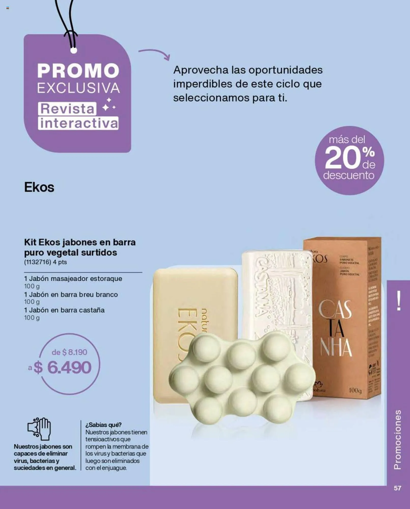 Catálogo de Catálogo Natura 1 de septiembre al 30 de septiembre 2023 - Página 57