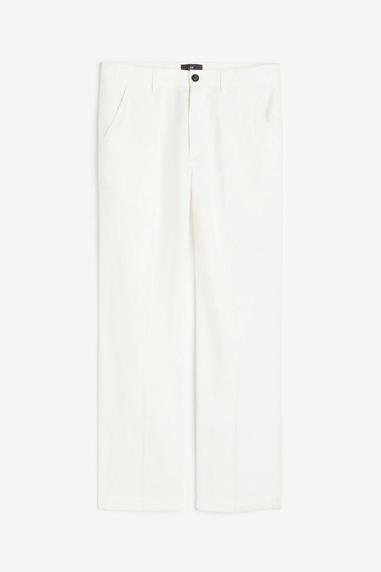 Pantalón en mezcla de lino Relaxed Fit