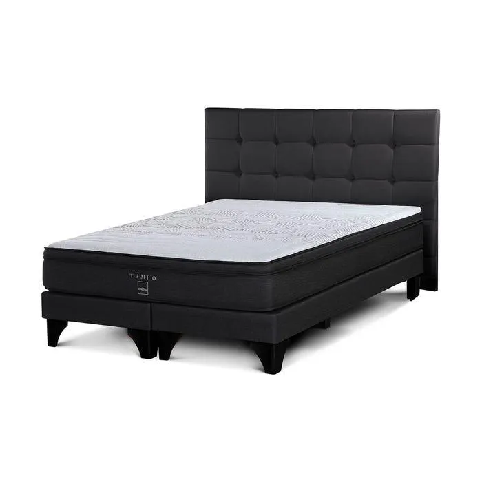 Cama Tempo 2 Plazas + Respaldo Issey