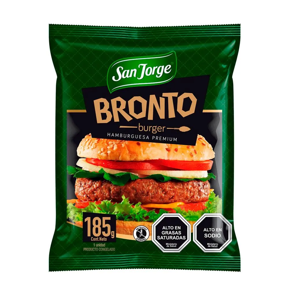Hamburguesa San Jorge Bronto Burger 185 Grs