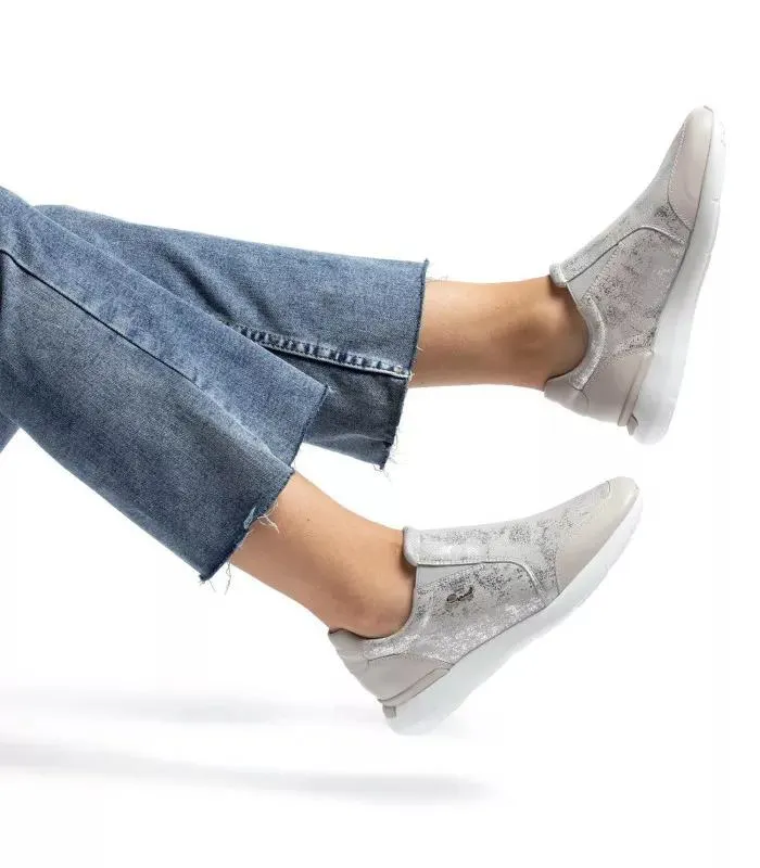 Zapatilla Steffy Plateado