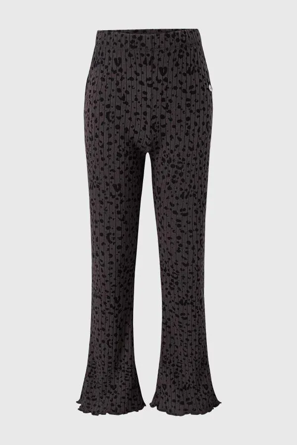 Calza niÑa con rib y rule marengo