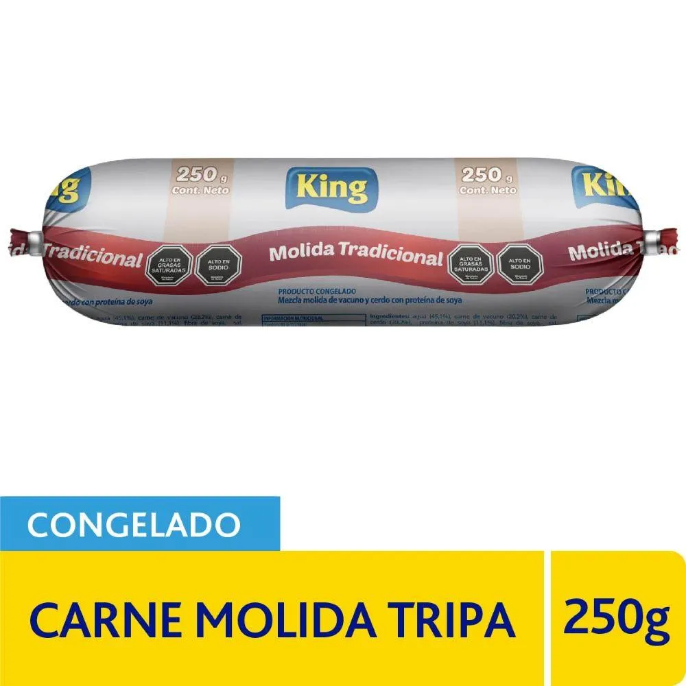 Carne Molida Vacuno King 250 Grs