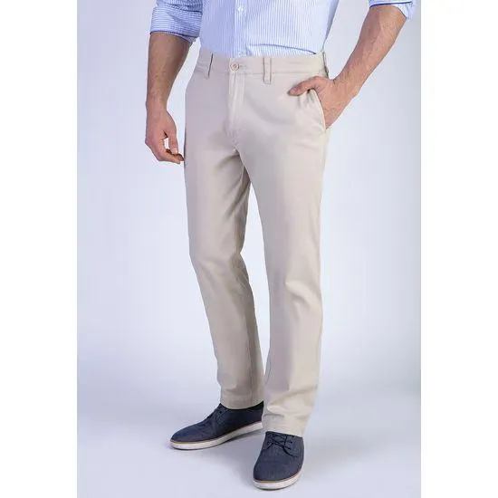 PANTALÓN TWILL WITHOUT PLEATS L/31 SAND