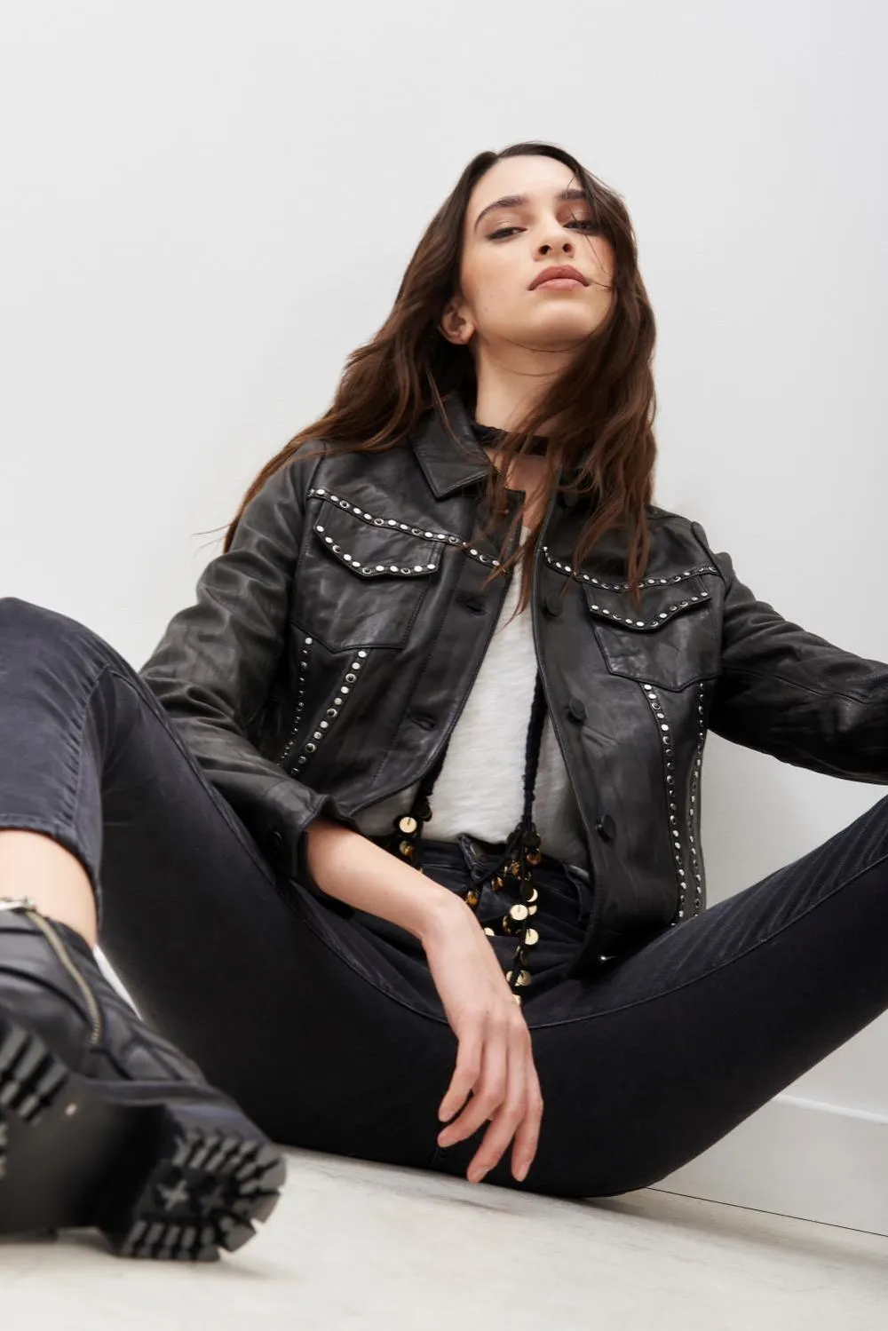 campera oposite cuero