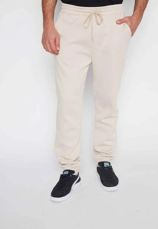 Pantalon De Buzo Hombre Beige Liso Family Shop
