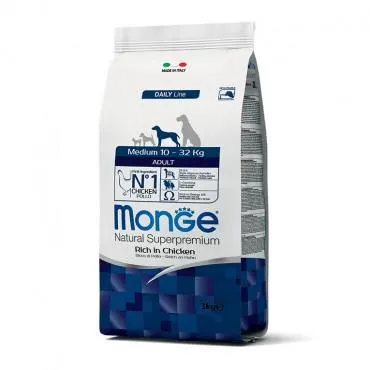 MONGE MEDIUM ADULT CHICKEN 3 KG