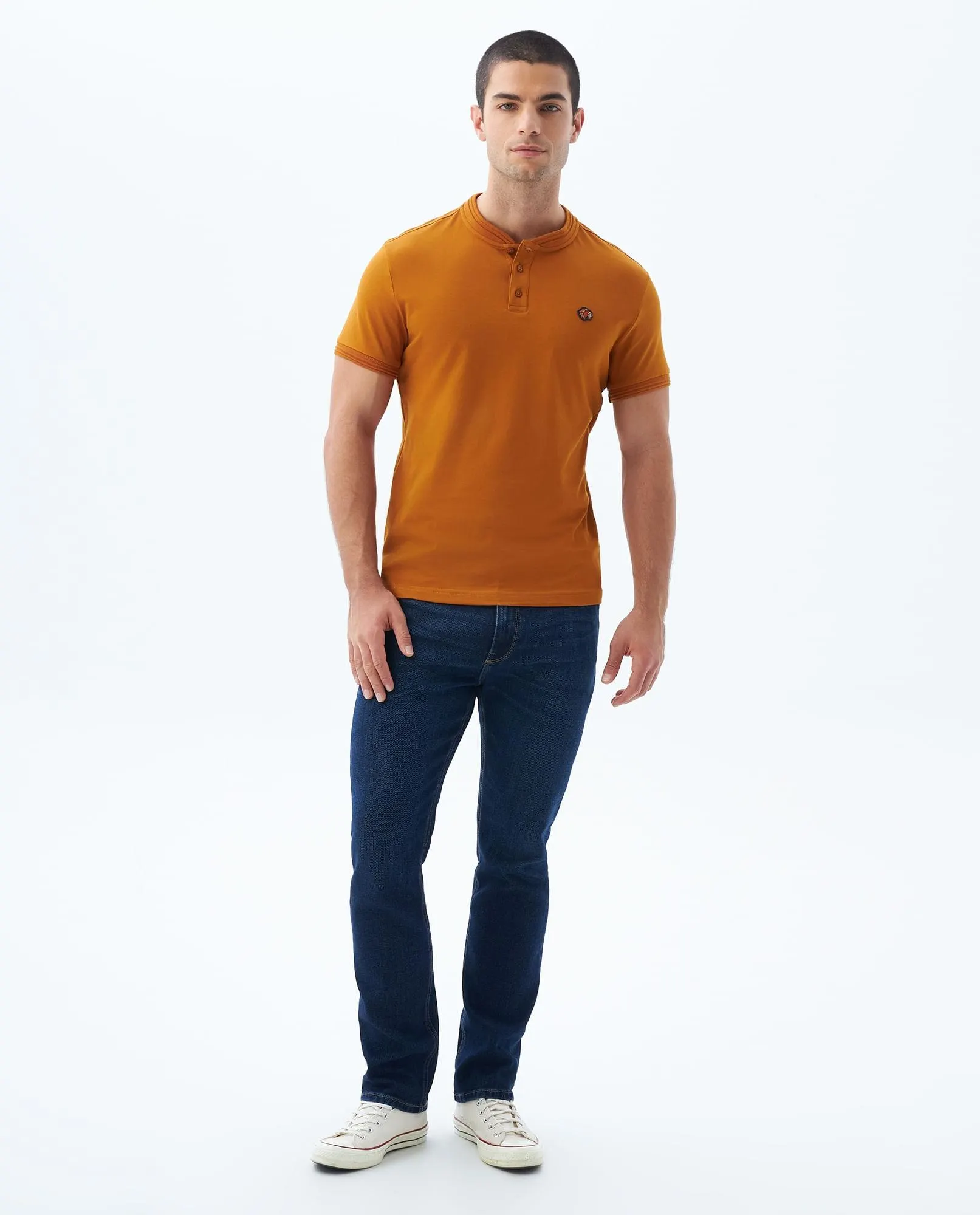 Polo Slim cuello neru para hombre