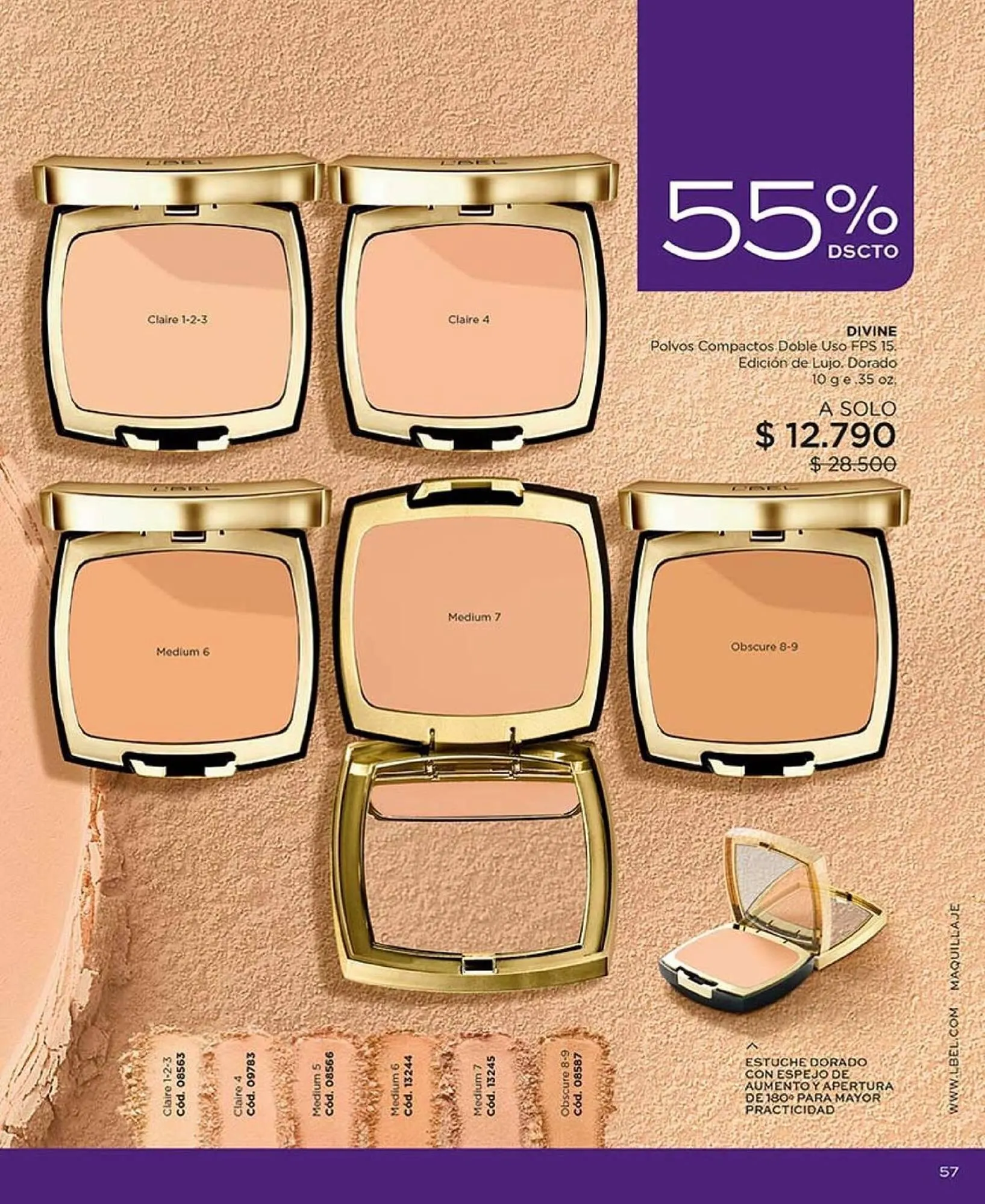 Catálogo de Catálogo L'Bel 1 de noviembre al 30 de noviembre 2025 - Página 57