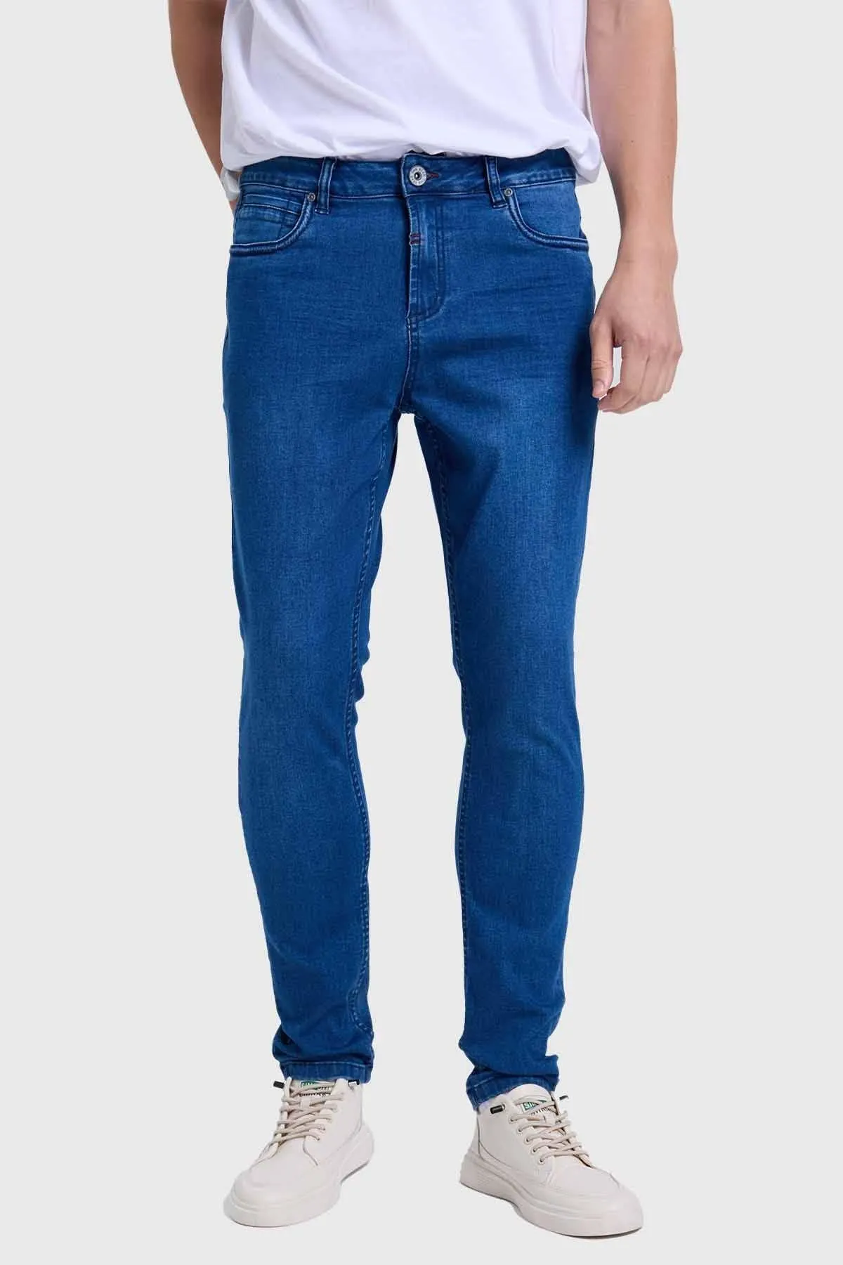 Jeans Hombre Skinny Azul