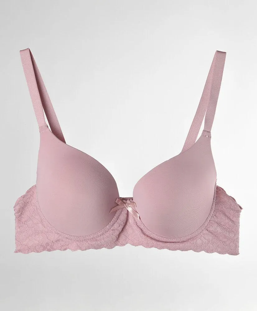 Sostén mujer push up seamless encaje