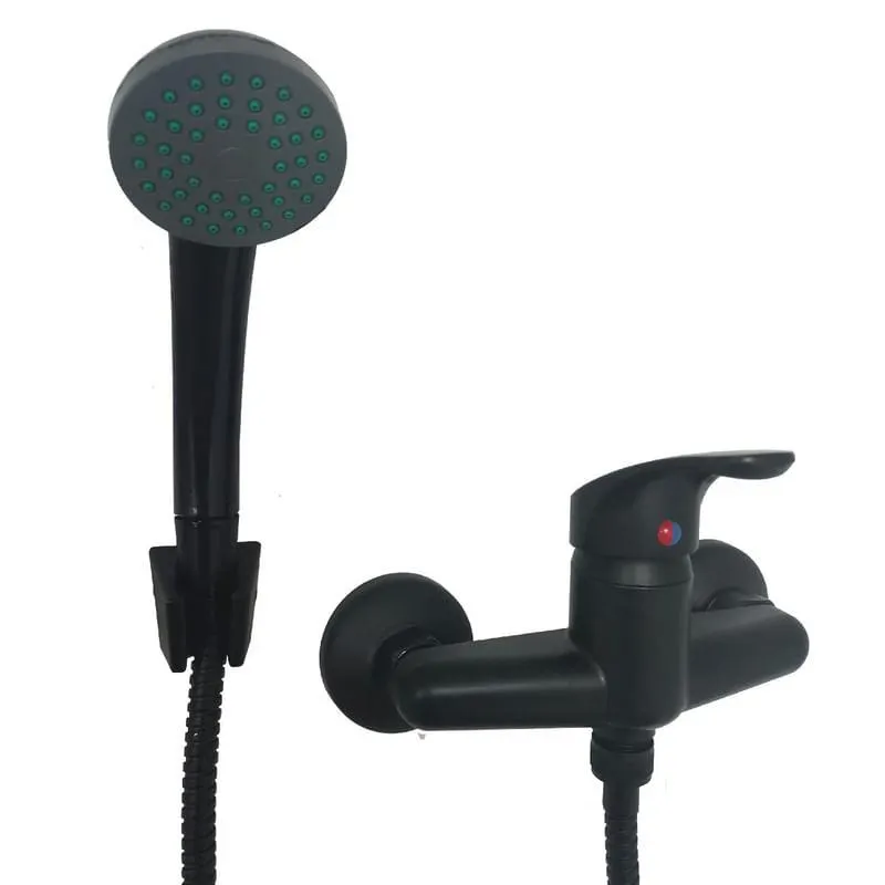 Monomando Ducha Eko Negro Mate