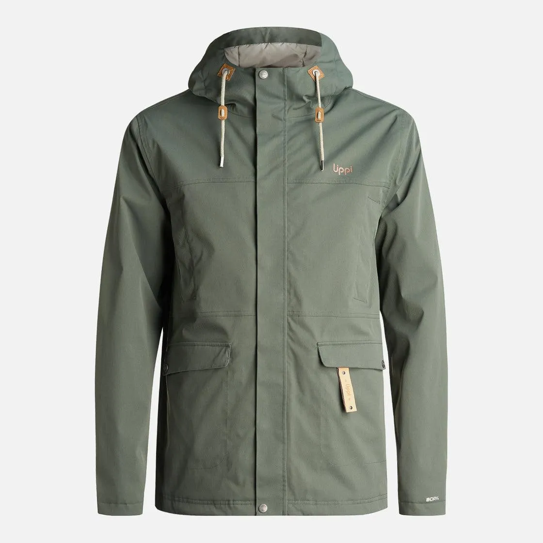 Chaqueta Hombre DayBreak B-Dry Jacket Verde Militar Lippi