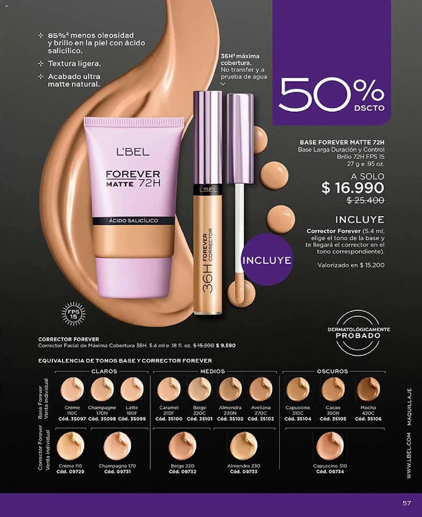 Catálogo de Catálogo L'Bel 1 de marzo al 16 de marzo 2026 - Página 57