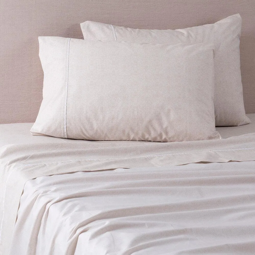 Sábana 180 Hilos Estampadas 2 Plazas Refined Beige