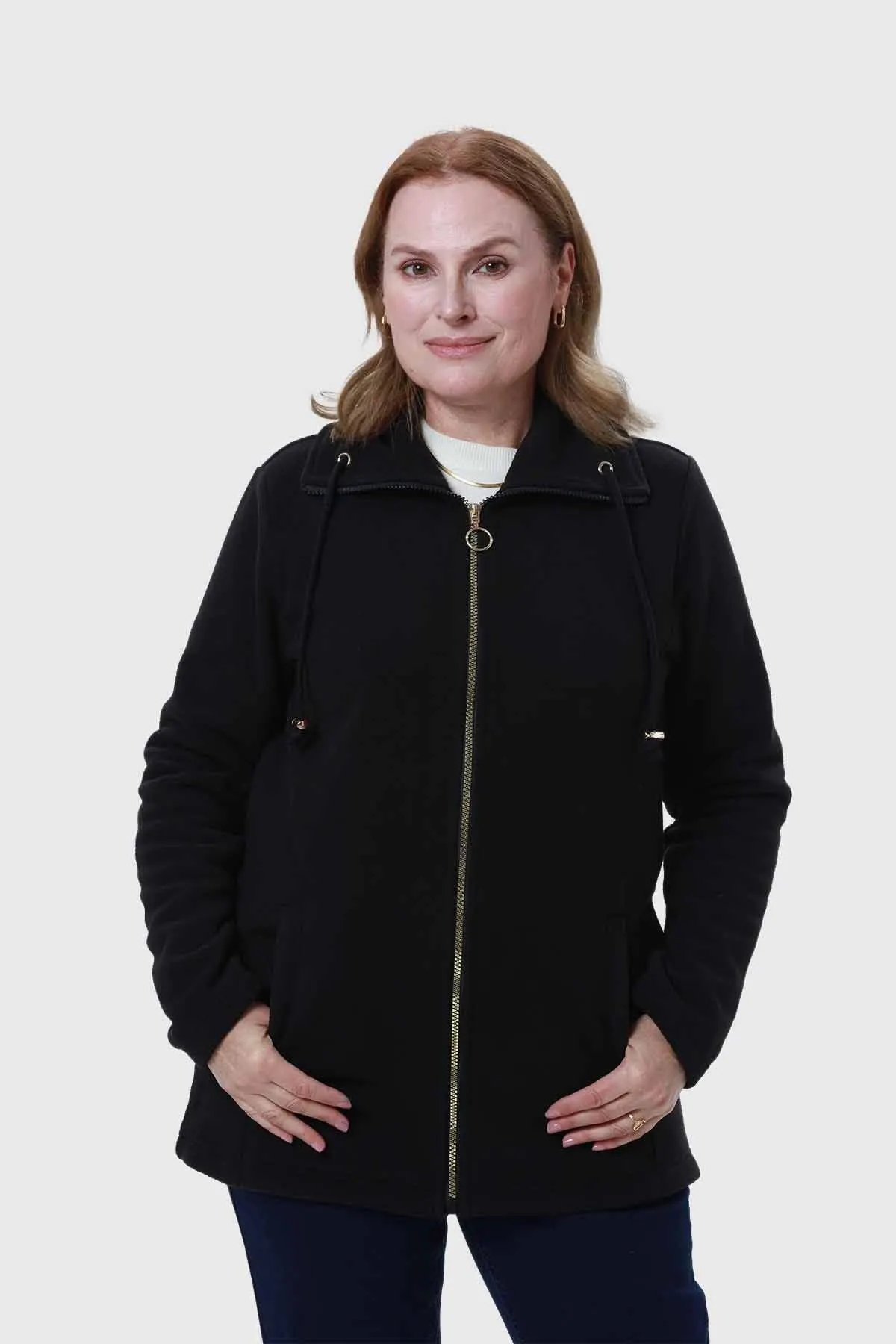 Polar Mujer Básico Negro