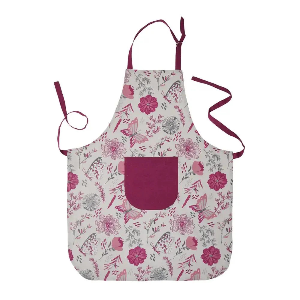 Delantal De Cocina 70x90 Cm Pradera Gris