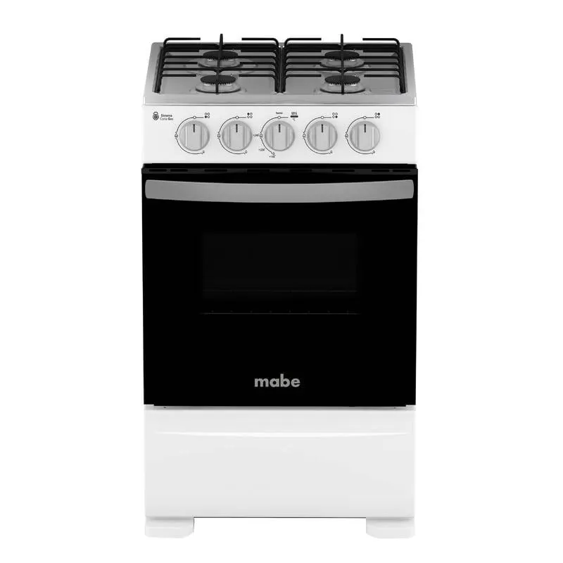 Cocina 4 Quemadores Horno 61 Lts CMC20ABX-7 Blanco Mabe