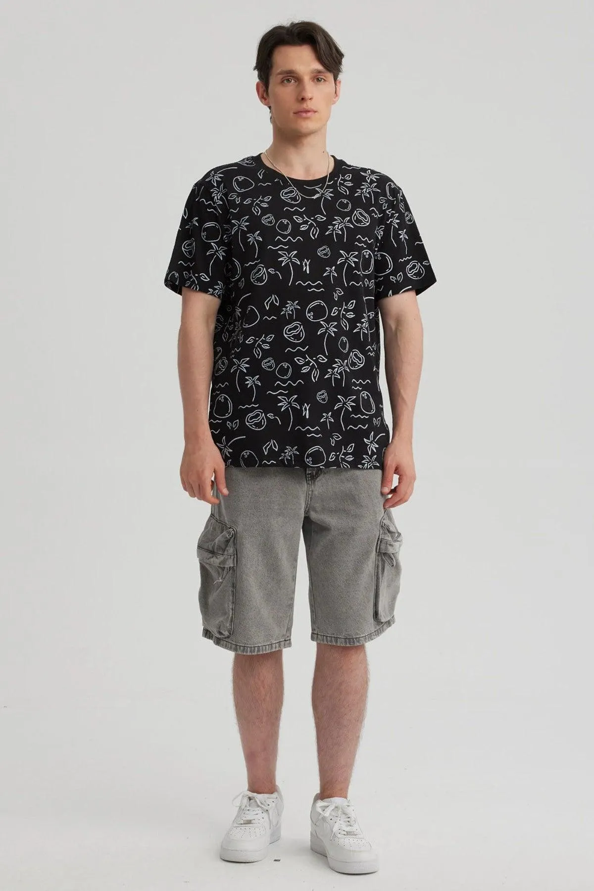 Polera Hombre Full Rapport Negro