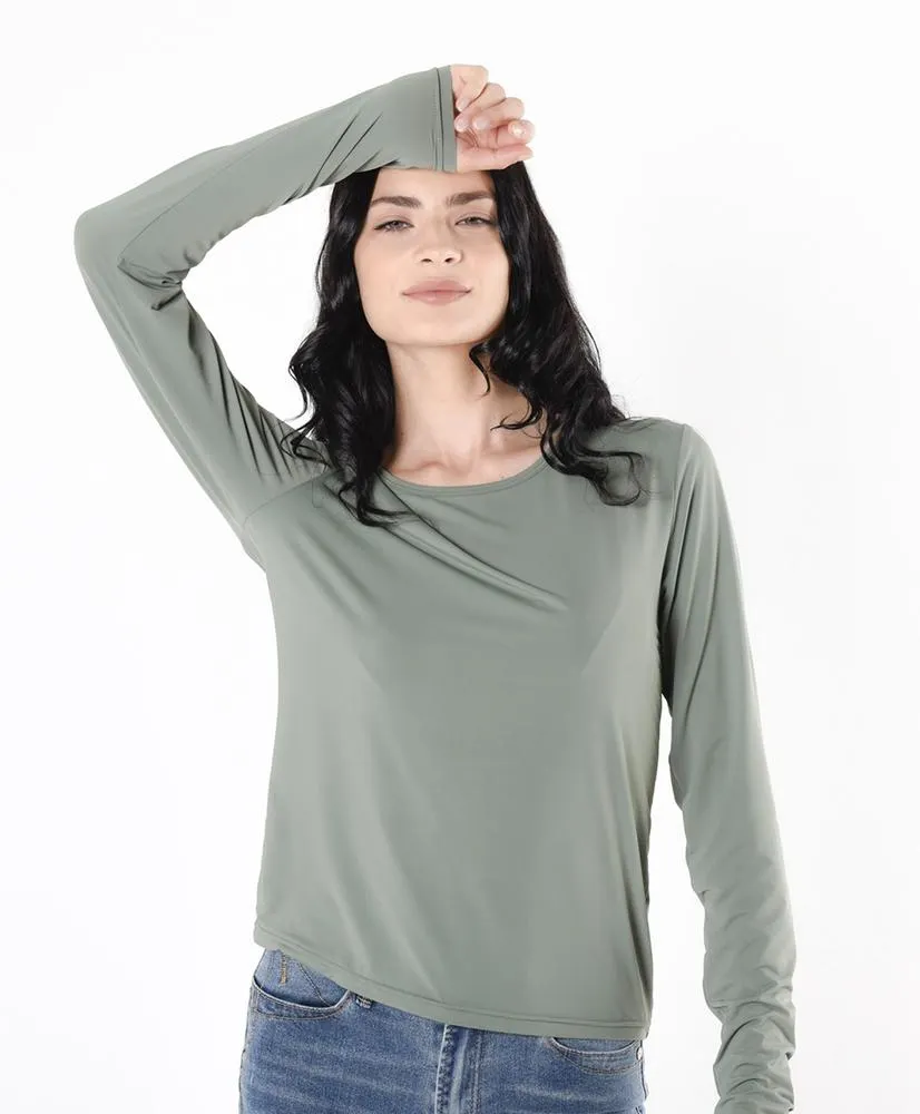 Polera mujer lisa