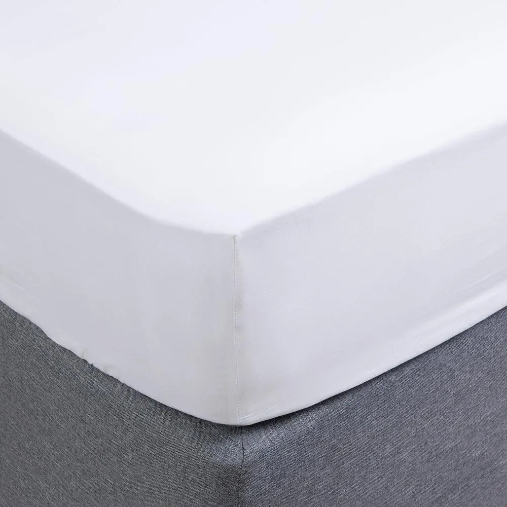 Sábana Inferior 300 Hilos 2 Plazas Blanca