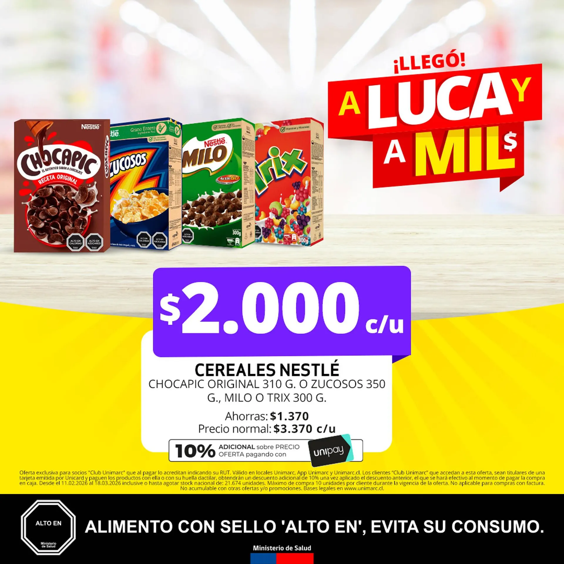 Catálogo de Catálogo Unimarc 17 de febrero al 14 de abril 2026 - Página 4