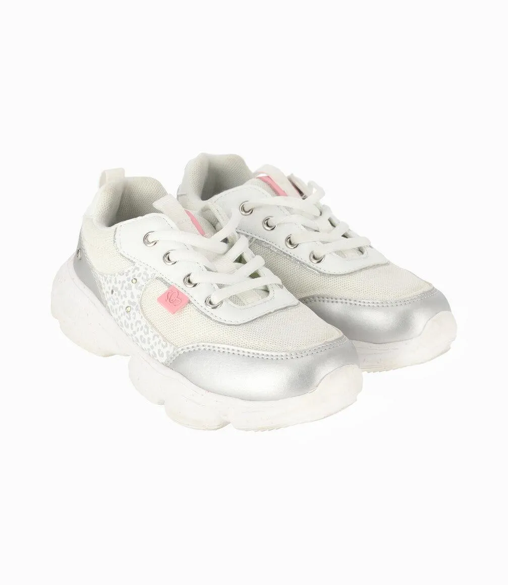 Zapatilla Niña Con Flores